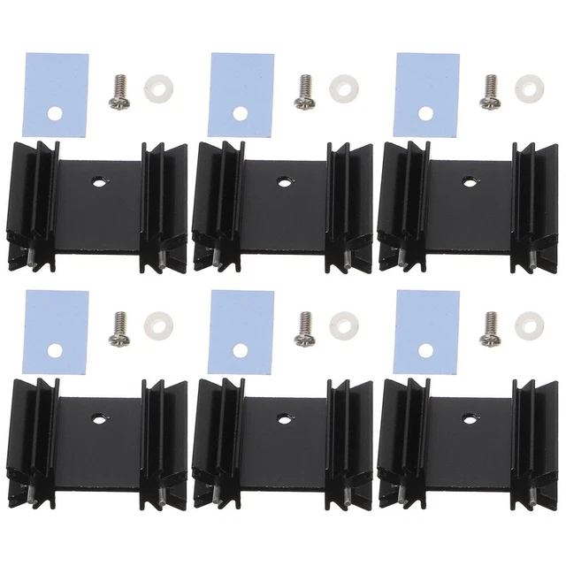 40Pcs Aluminium Transistor Kühlkörper Metall Heizung Waschbecken