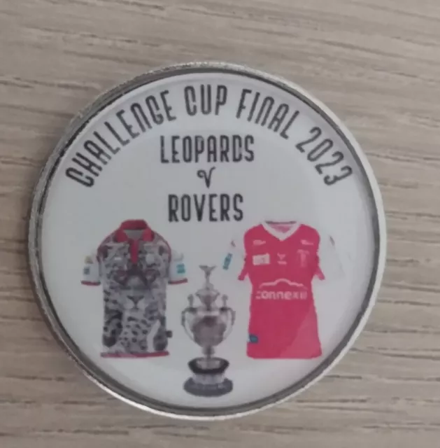 Leigh V Hull Kr 2023 Challenge Cup Final Rugby League  Pin Badge