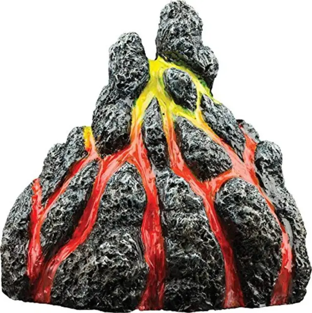 GloFish (75077301) Volcano Ornament for Aquariums, 2.38 x 3.31 x 3.44" -Medium