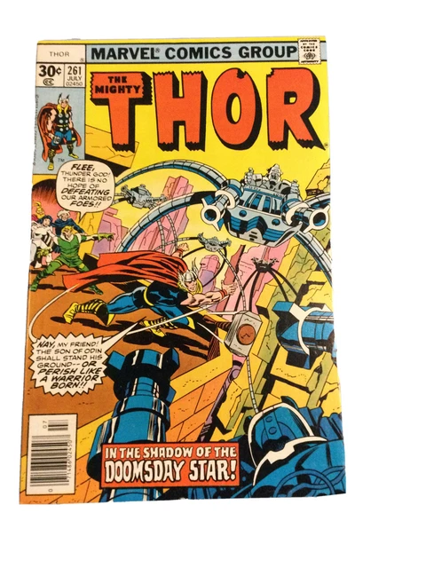 The Mighty Thor No. 261 Marvel Comics Vol. 1 No. 261 July 1977 FN/VF