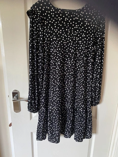 TESCO FLORENCE Fred Stretchy Polka Dot Dress New with Tags