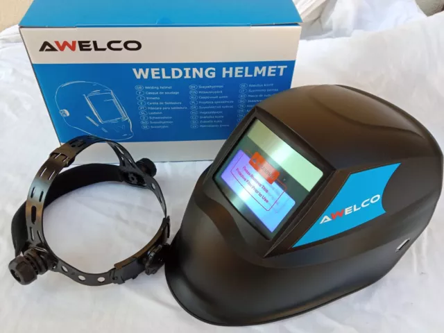 Helmetto Maschera Casco Elettronico Per Saldatura Awelco Helmet 2000 E11