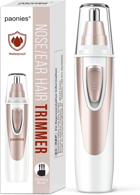 Ear Nose Hair Trimmer Clipper Professional Painless Eyebrow & Facial Hair