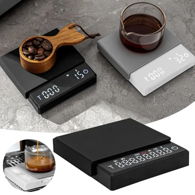 Electronic Scale Built-in Auto Timer Pour Over Espresso Smart Coffee Scales  2kg