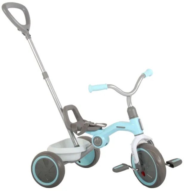 Dreirad QPlay Fahrrad für Jungen und Mädchen Kinderrad in Pastellblau
