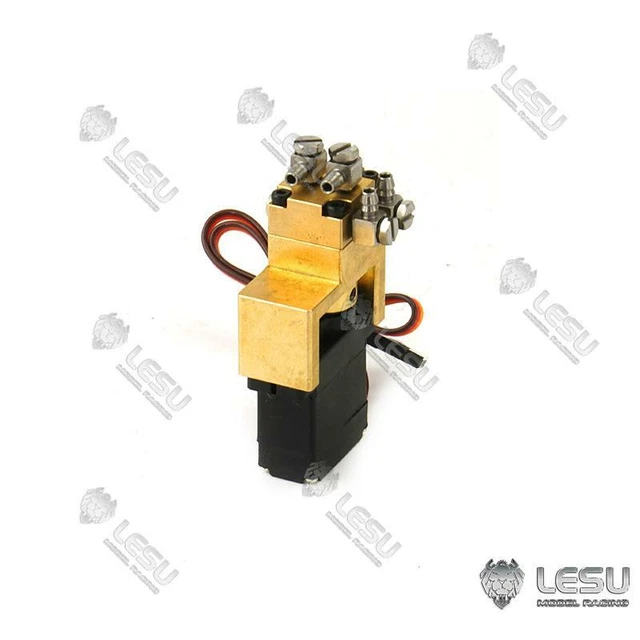 Vanne D'inversion Hydraulique 2 Voies LESU - Pour Camion RC 1/14