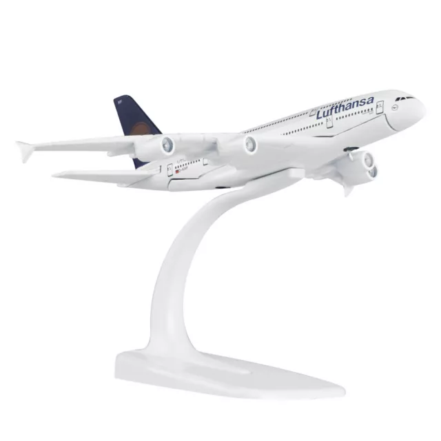 A380 German Lufthansa Airbus Civil Airliner Model 1:400 Aircraft Plane Ornaments