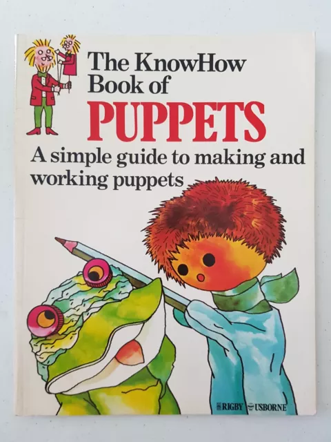 The KnowHow Book - Of Puppets 1977 PB Violet Philpott Mary Jean McNeil Usborne