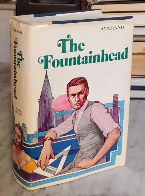 The Fountainhead by Ayn Rand (1968) Best Seller Library, HCDJ/BCE. VG Condition.