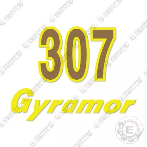 Fits John Deere 307 Gyramor Decal Kit Rotary Cutter Sticker Replacement Set