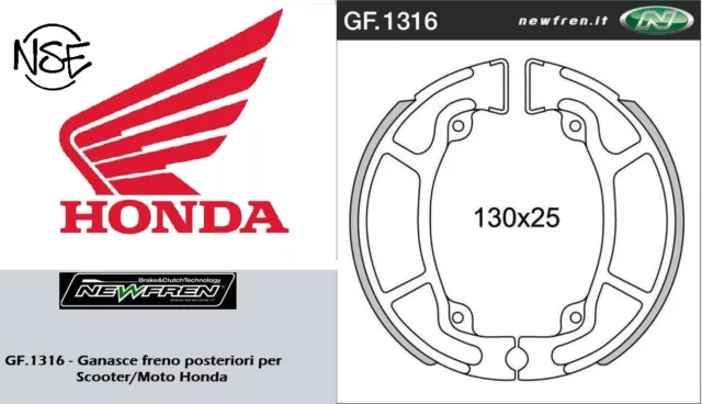 GANASCE FRENO NEWFREN PER honda SH (tambuto post. 150	2000 - 2008 posteriore