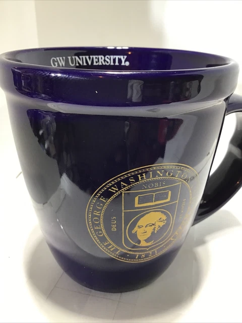 GEORGE WASHINGTON UNIVERSITY COFFEE MUG. GW MUG. Art Deco Mug. B256