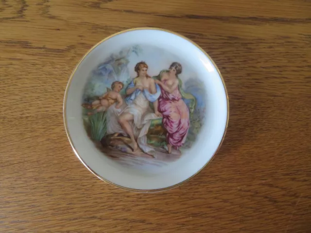 PAIR of Fürstenberg Germany  Butter Pats Pin Dishes 3