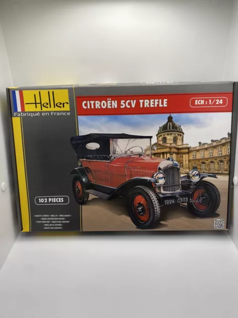 1/24 Heller Citroen 5Cv Trefle N°80702 Maquette A Faire