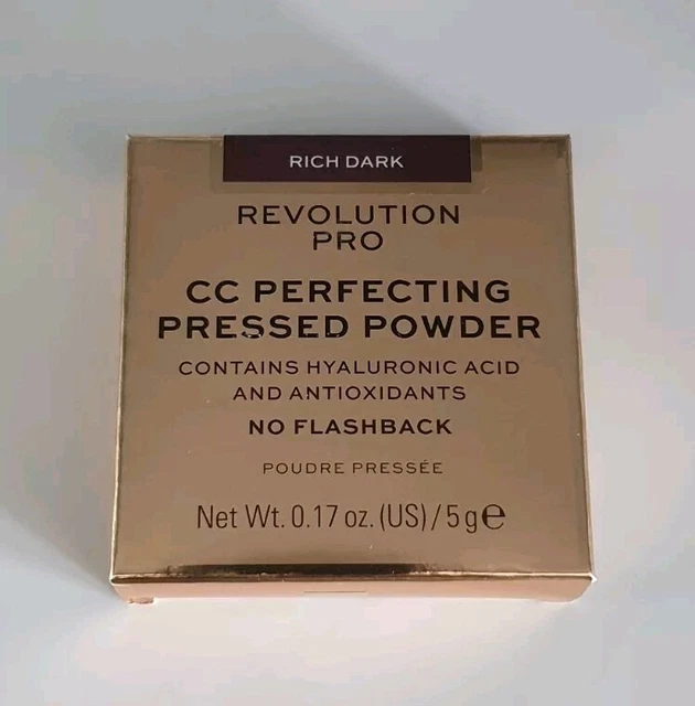REVOLUTION PRO CC PERFECTING PRESSED POWDER [RICH DARK ] 5g £5.45 ...