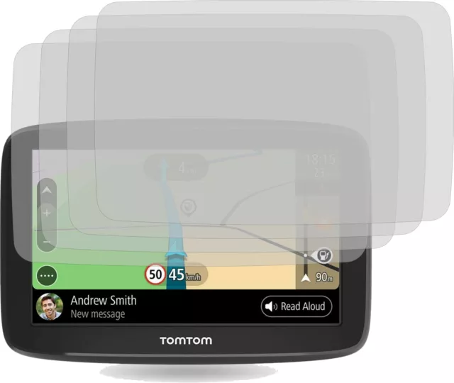 4x CLEAR LCD screen guard protector de pantalla for TomTom GO Premium X