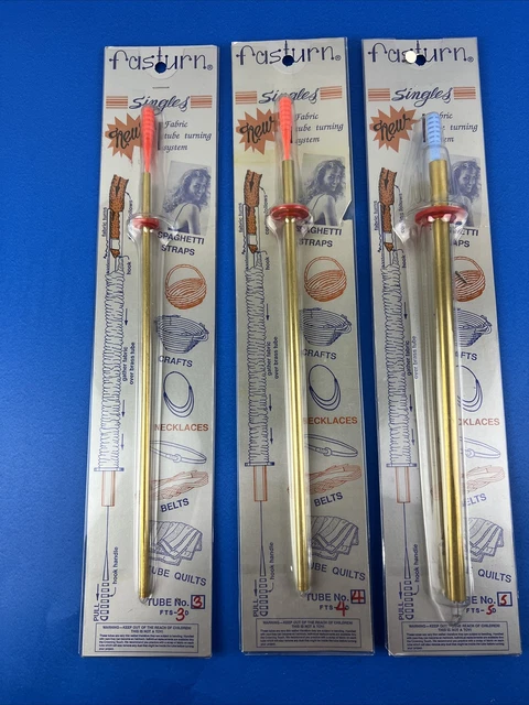 FASTURN SINGLES TUBO #3, 4 y 5 Sistema de Giro de Tubos de Tela The CROWNING TOUCH NUEVO