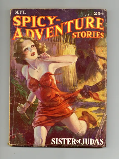 Spicy Adventure Stories Pulp Sep 1935 Vol. 2 #6 GD