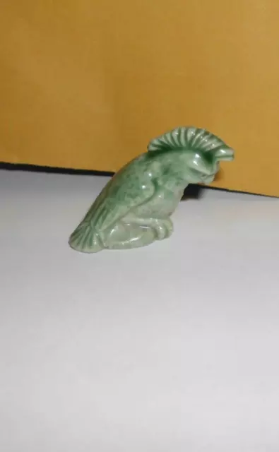 Red Rose Tea Wade Collectible Ceramic Bird Parrot Miniature Figurine Animals