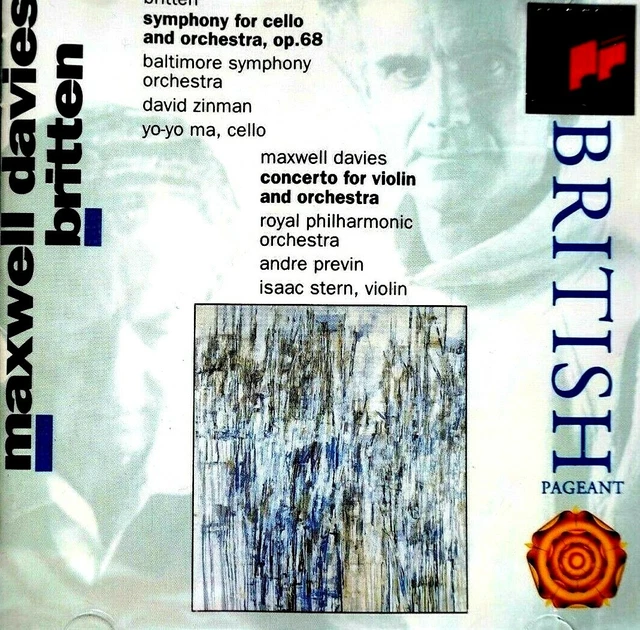 Benjamin Britten, Sir Peter Maxwell Davies   - CD, VG