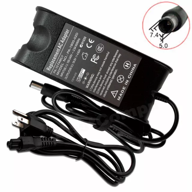 For Dell Latitude 5424 P85G001 Rugged Laptop 90W Charger AC Adapter Power Cord