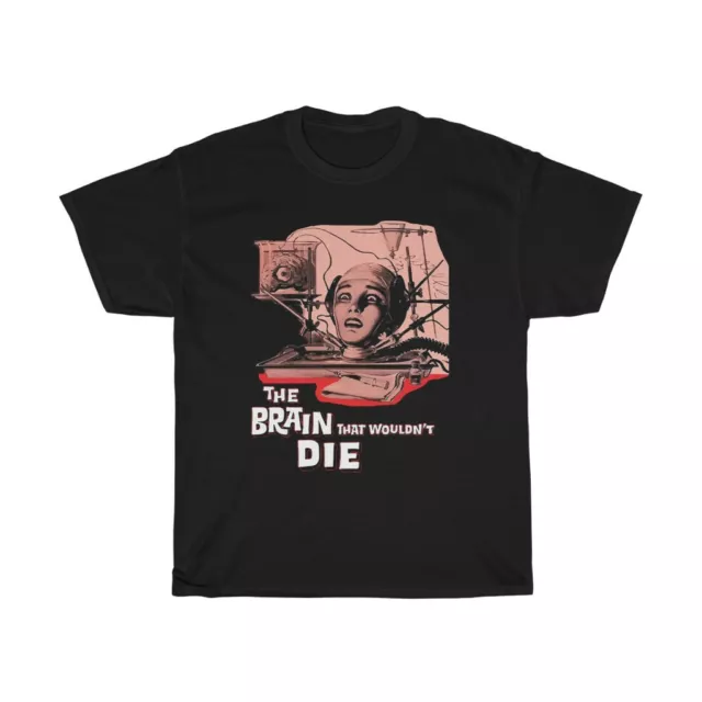 THE BRAIN THAT Wouldn't Die, T-shirt unisexe noir, 1962 affiche de film  d'horreur EUR 18,73 - PicClick FR