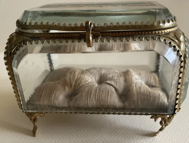 Boîte à Bijoux Ancienne En Carton "Maison Brandon à L'Étoile D'Or" - Montluçon - Vintage Rouzier