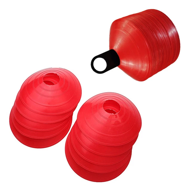 20pcs Soccer Cones Disc Training Marker Cone Outdoor Game Cones