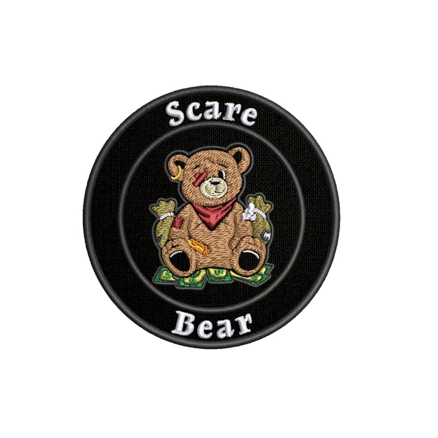 BEAR PATCH EMBROIDERED Ironon Applique Wild Animals Nature Souvenir 5