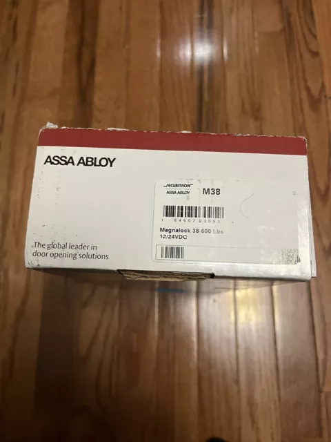 NEW ASSA ABLOY Securitron M38 Magnalock 600lbs Door Lock 12 24 VDC NEW/SEALED