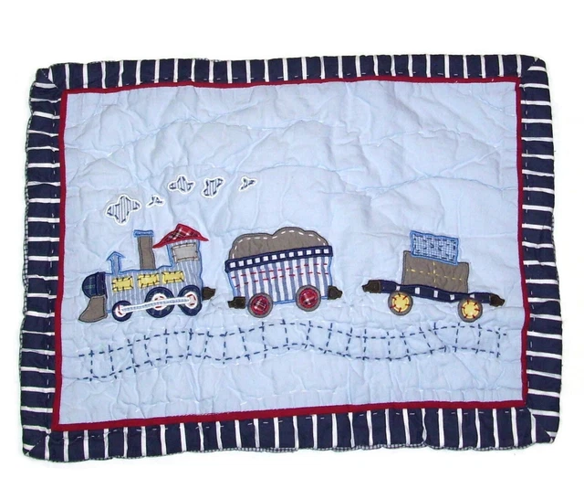 Almohada decorativa tamaño pequeño Pottery Barn Kids TRAIN 16. 5 x 12,5"