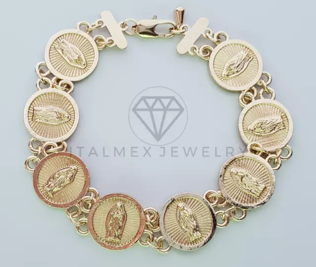 18K Gold Plated PINK Crystal CZ Charm Bracelet Made with Swarovski Element