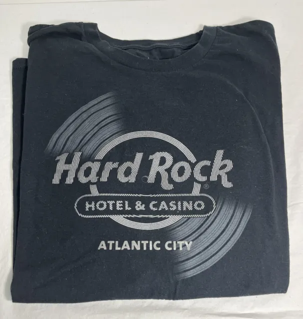Hard Rock Hotel & Casino - Atlantic City - Black T-Shirt - XXL Shirt 2XL