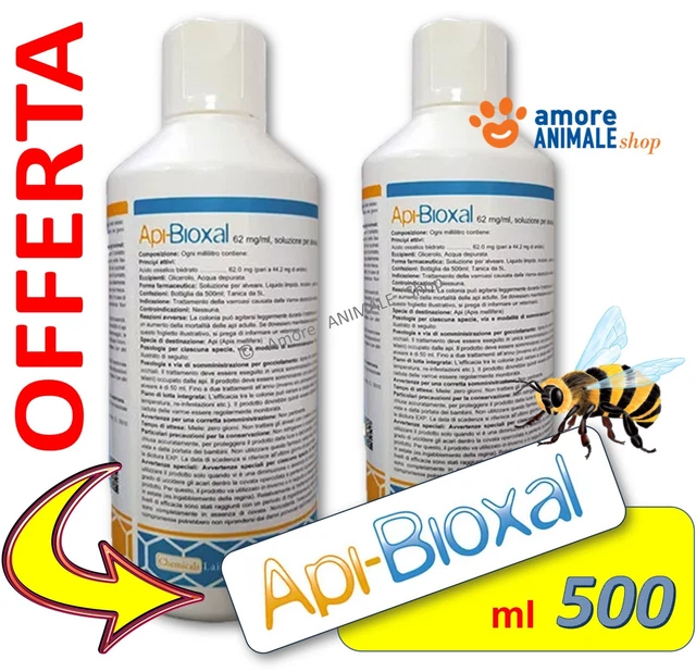 API-BIO-XAL Liquido Antivarrosa - Soluzione Pronta All'Uso Per Apicoltori 500ml - Foto 10