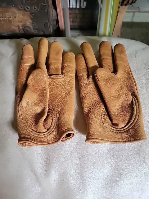 Churchill Vintage Motorcycle Riding Gloves Size Small