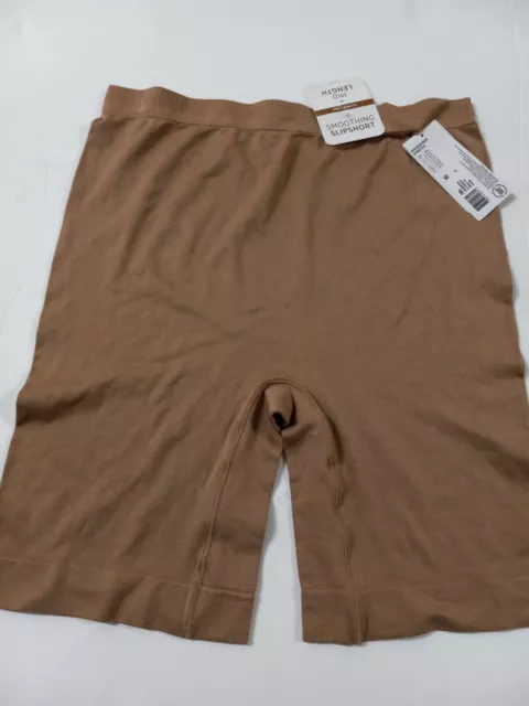 Size 3XL-Jockey Generation Womens Slipshort Caramel Chafe Mid-Length Smoothing 2