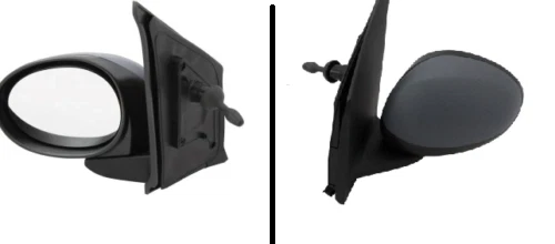 Rétroviseur Extérieur Gauche Pour Peugeot 107 (2005-2012) - Mécanique, Couleur Noire