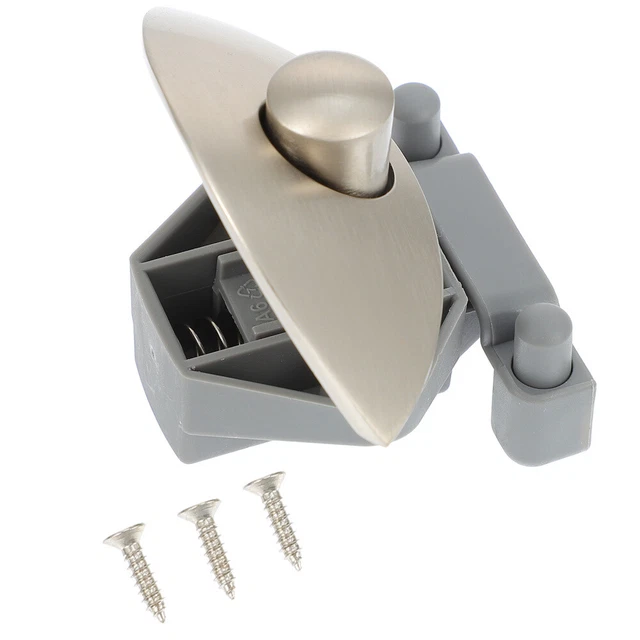 1 set maniglia mezzaluna caravan camper cassetto armadio lega di zinco serratura a spinta per