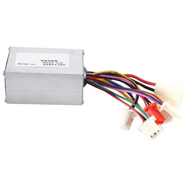 Bnineteenteam Kit De Contrôleur De Scooter électrique, Contrôleur De Vitesse 24 V 250 W + Poignée De Torsion D'accélérateur + Verrouillage électrique Pour Scooter