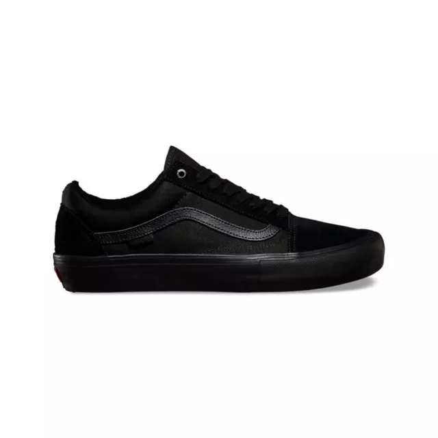 VANS OLD SKOOL PRO / SKATE BLACKOUT SKATE SHOES AUSTRALIAN SELLER Black / Black