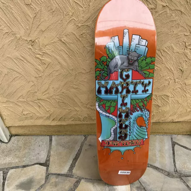 H-street Skateboard Deck only Marty Grimes Deathbox Pop Shape 9.0 inch