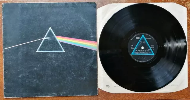 Harvest SHVL 804 - Pink Floyd, Dark Side Of The Moon - 12' LP Vinyl Record Album