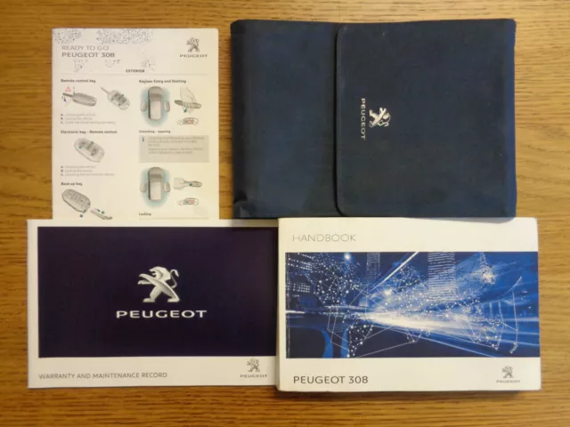 Peugeot 308 Owners Handbook/Manual and Pack 13-18