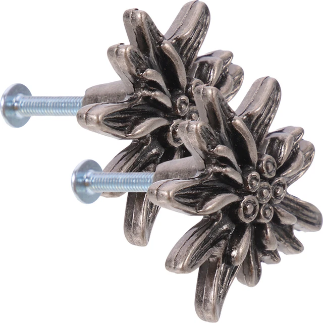 2 Pcs Retro Handle Closet Door Knobs Drawer Handles Door Handle 3