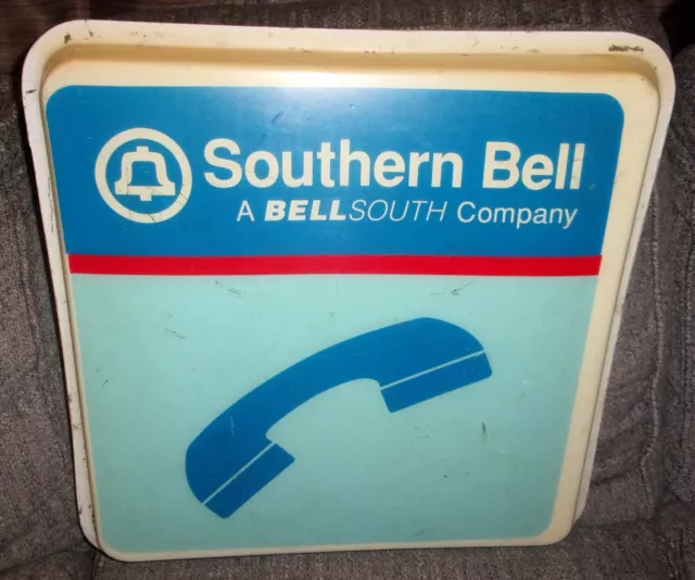 Vintage Southern Bell A BELLSOUTH Company Telephone Sign that might have been &