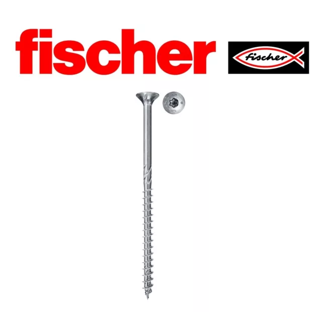 Fischer Power-Fast II FPF Spanplattenschrauben TX Teilgewinde Senkkopf verzinkt