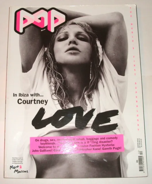 POP magazine No 14 Winter 2006 Courtney Love Hole Missy Rayder Juergen Teller