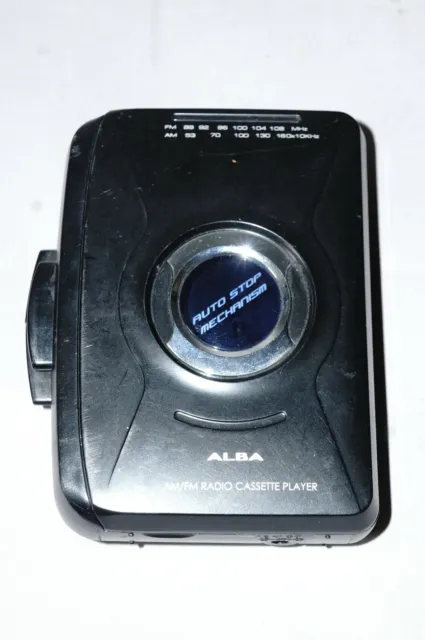 Vintage Alba CCP1 Personal Portable cassette player and FM AM radio Black 2