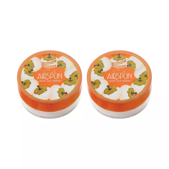 NEW Coty Airspun - Loose Face Powder - Translucent - Pack of 2