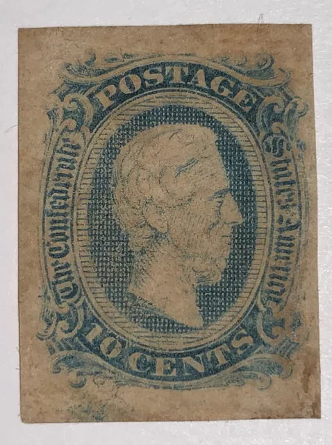 Travelstamps: US Stamps CONFEDERATE CSA SCOTT #11 Used, OG, Hinged, 10 cents